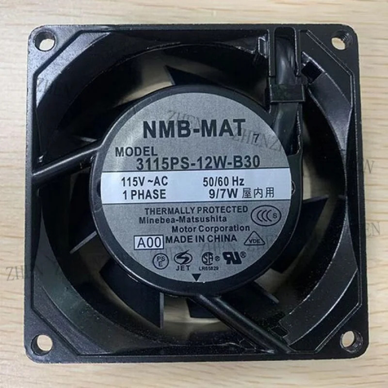 Y 3115PS-12W-B30 냉각팬 8038 115VAC 9/7W 8CM 2핀 플매트 카펫 러그타입