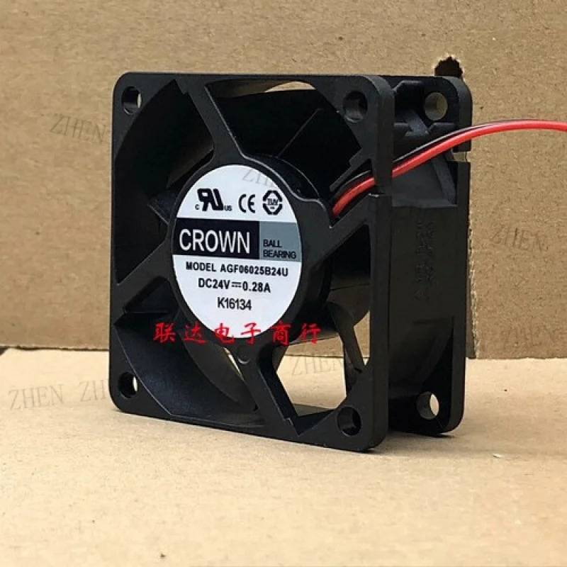 Y AGF06025B24U DC24V 0.28A 6cm 2선 인버터 냉각팬