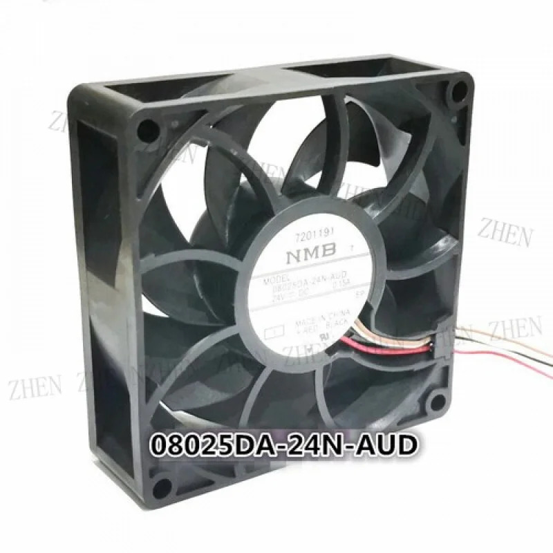 Y 08025DA-24N-AUD 냉각팬 8025 DC24V 0.15A 8CM 4핀
