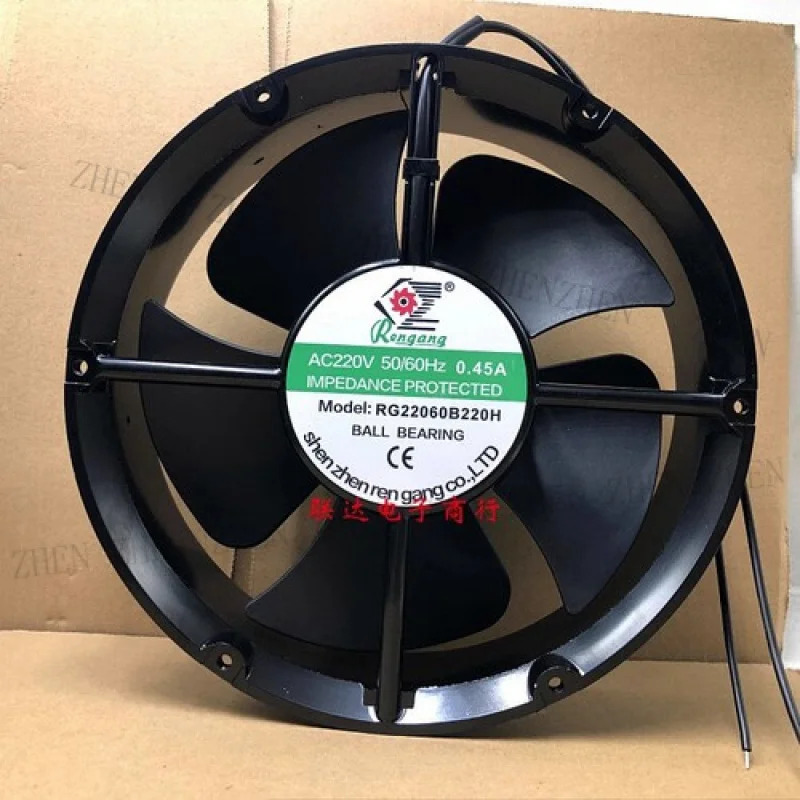 Y for RENGANG RG22060B220H AC220V 0.45A 22CM 22060 냉각팬