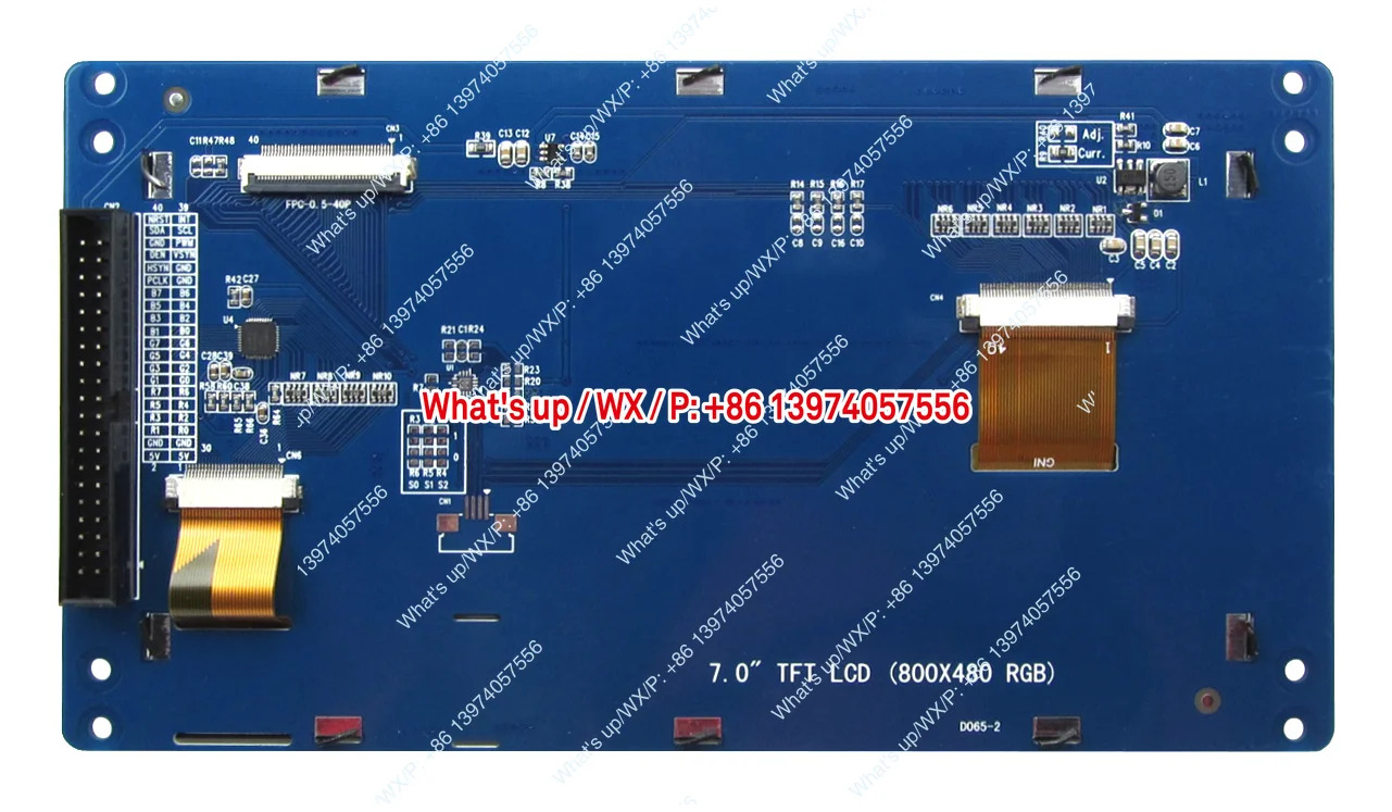 rad TR705R1RGB 인터페이스 7인치 저항막 디스플레이 TFT800x480 핀 헤더 소켓