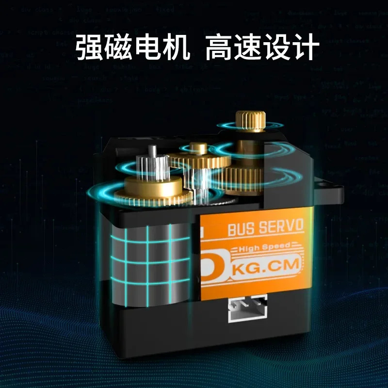 고속 직렬 스티어링 기어 자기 토크 4족 개 로봇- HTS-30HS 11.1V 30Nm