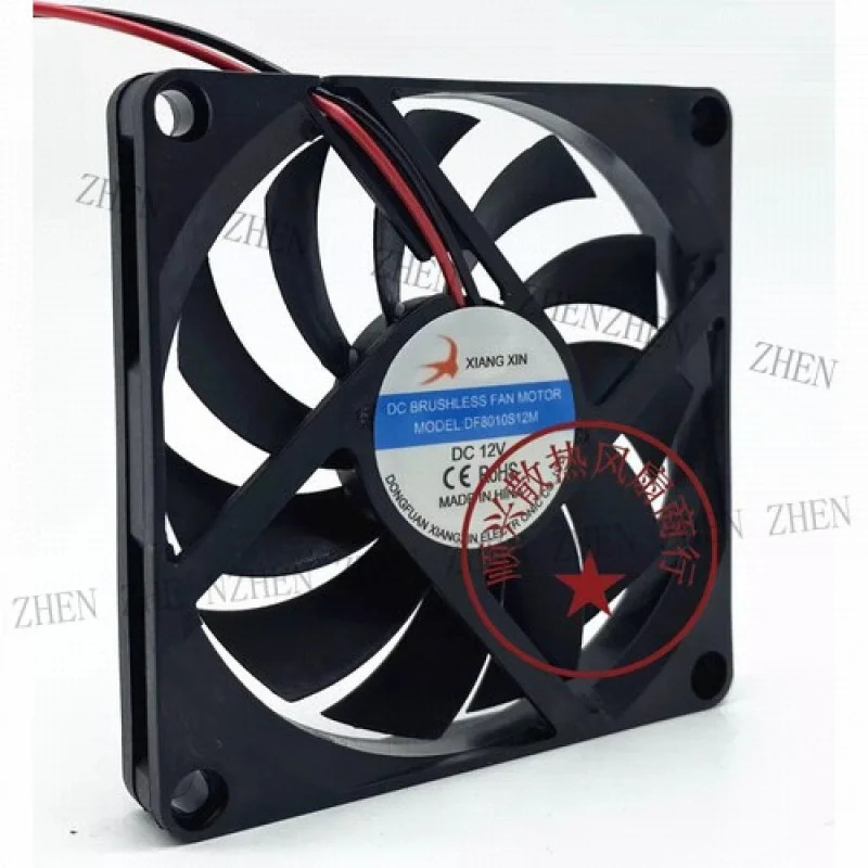 Y DF8010S12M 8010 DC12V 8CM 2선 무음 냉각팬
