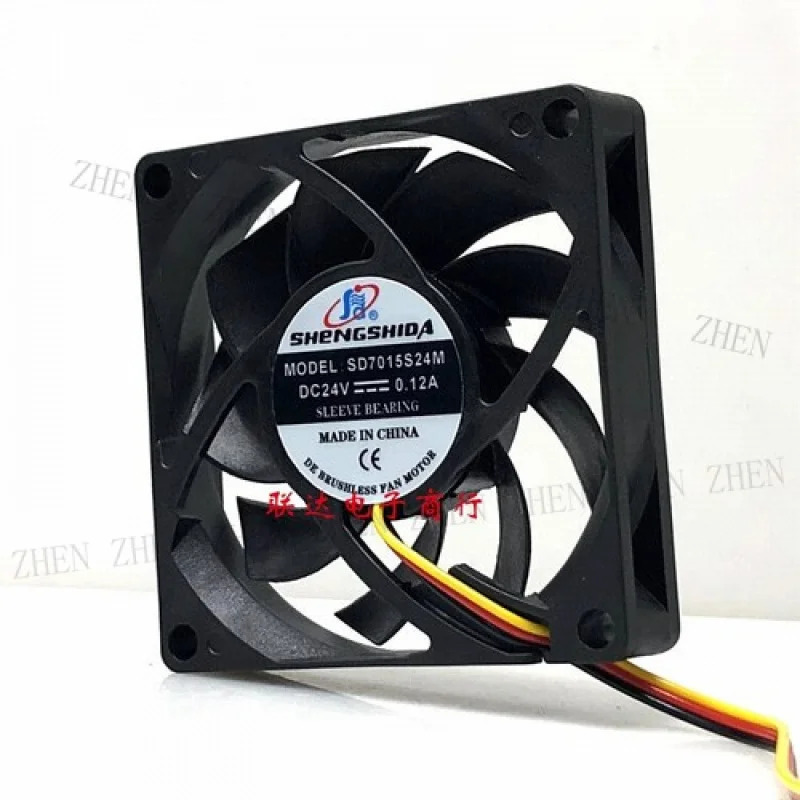 Y FOR SD7015S24M DC24V 0.12A 7CM 7015 3선 인버터 냉각팬