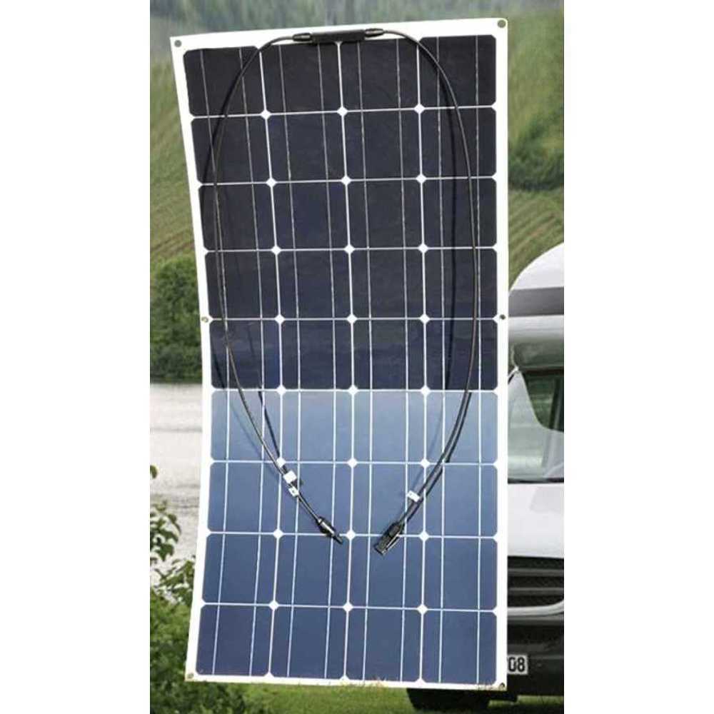 차량용 태양광 패널 판넬발전기 집열판 용 12v 모듈 200w - 상품 이미지