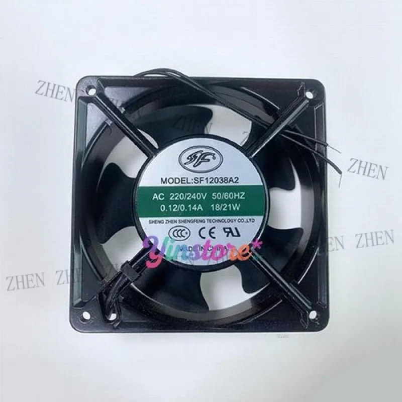 Y SF SF12038A2 냉각팬 12038 AC220/240V 0.12/0.14A 18/21W 12CM 2핀