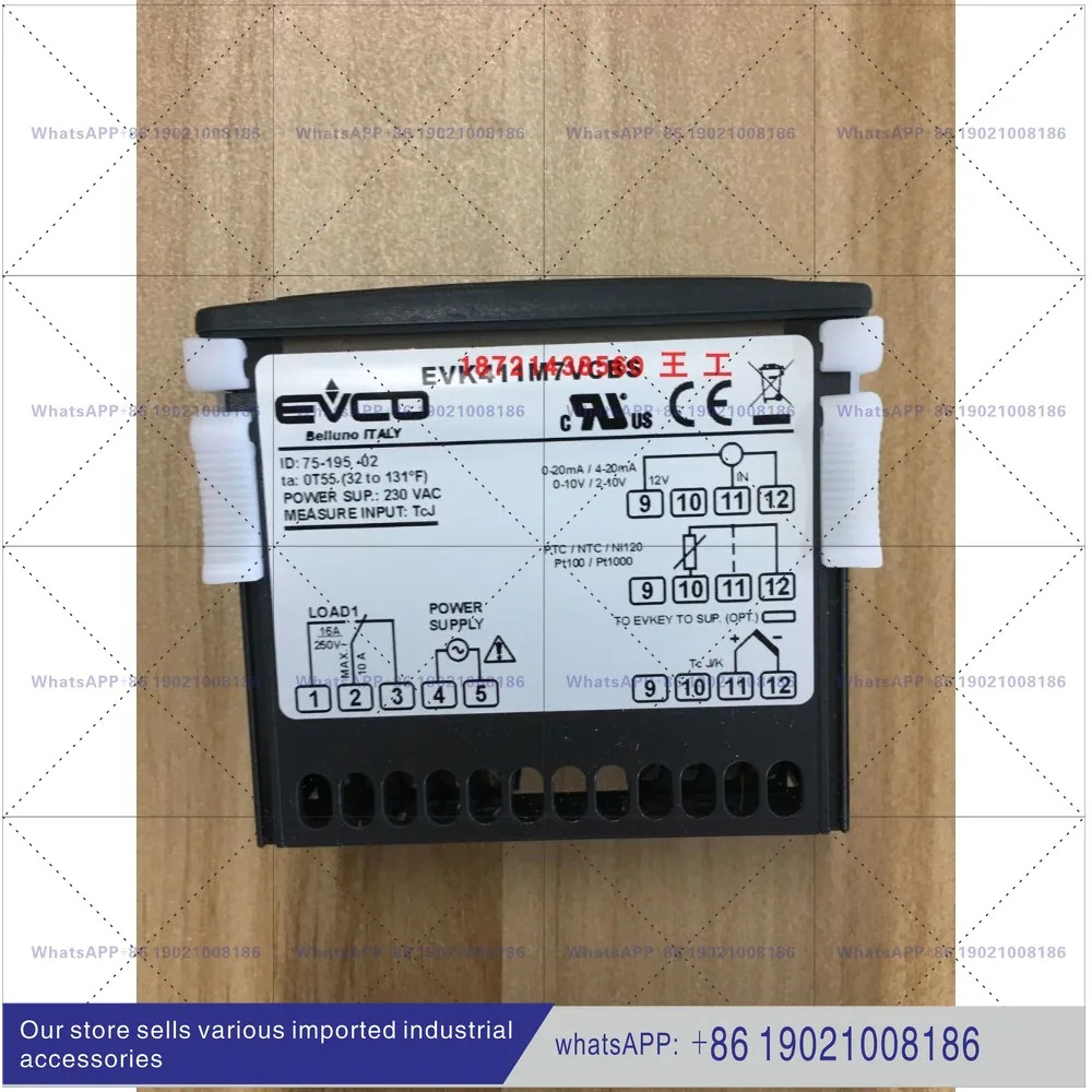 EVCO 컨트롤러 EVK401N7/EVK802P7VXS 온도 조절 미터 EVK412P7
