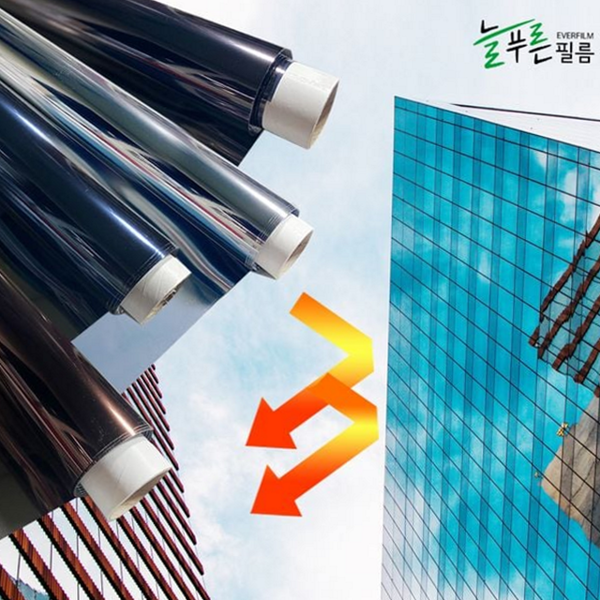 사생활 창문 반사 필름 열차단 창문 시트지 보호 단열 - 상품 이미지