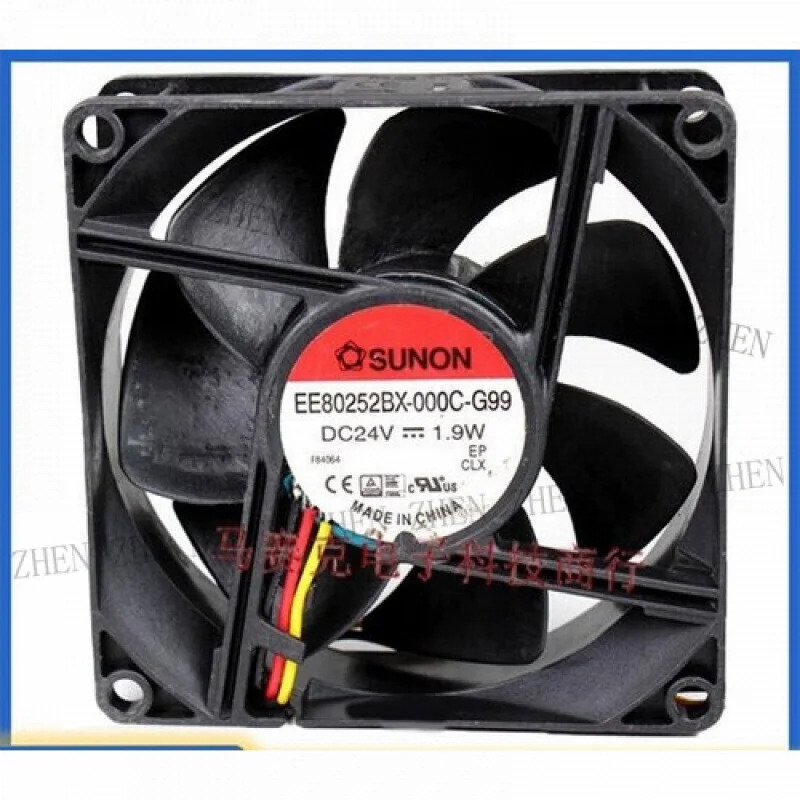 Y for EE80252BX-000C-G99 24V 0.08A 1.9W 3핀 냉각팬