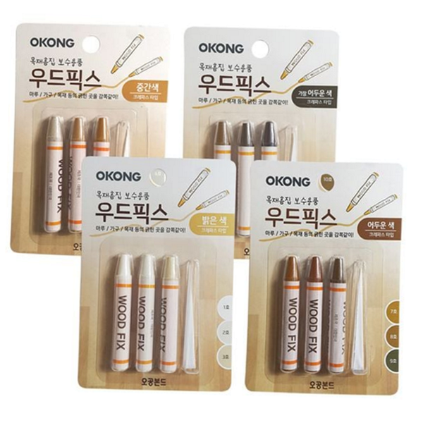 바닥 목재 흠집 보수제 크레용 가구 흠집 보수제 긁힘 나무 - 상품 이미지