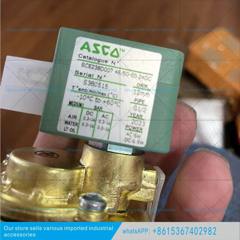 ASCO 2방향 물 솔레노이드 밸브 SCE238D002 04 05