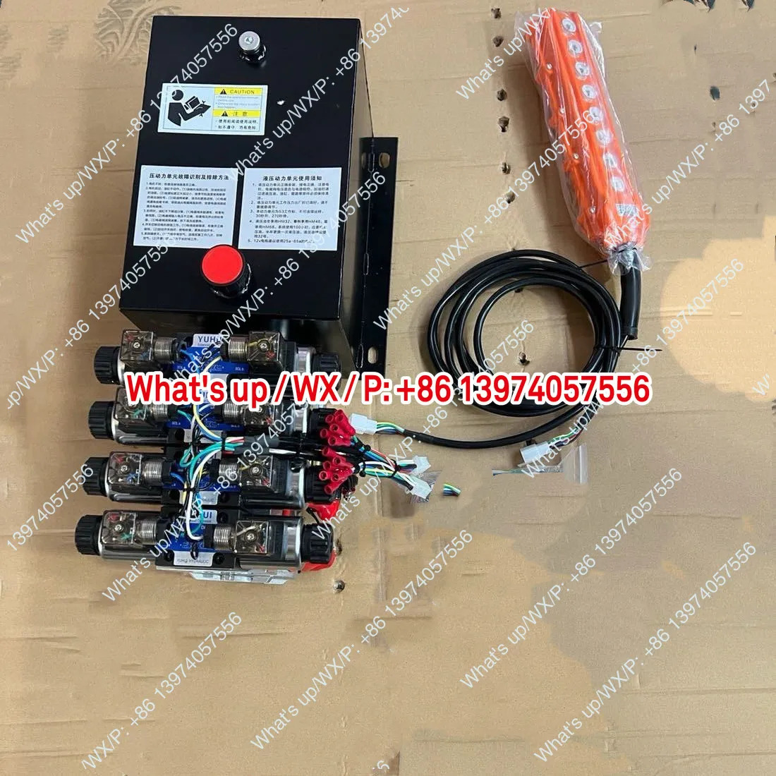 12V24V48V60V72V 전원 장치 소형 단일 양방향 유압 펌프 스테이션 실린더 모터