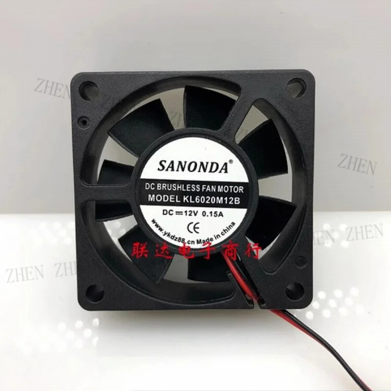 Y KL6020M12B DC12V 0.15A 6020 6CM 2선 인버터 냉각팬