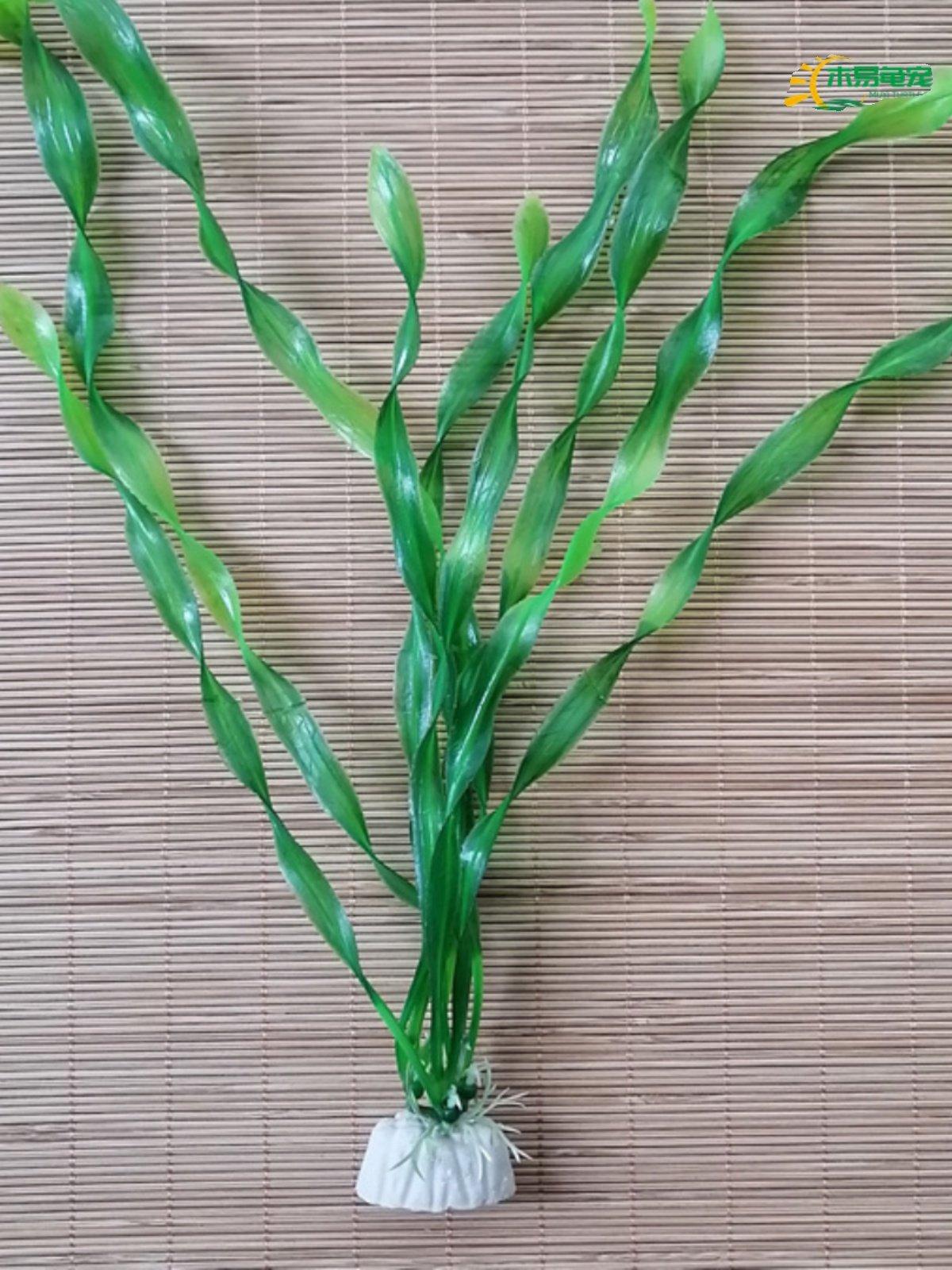 어항수초 인공 해초 은신처 수족관 그린 인조수초 30cm 인조 해초 1개 - 상품 이미지
