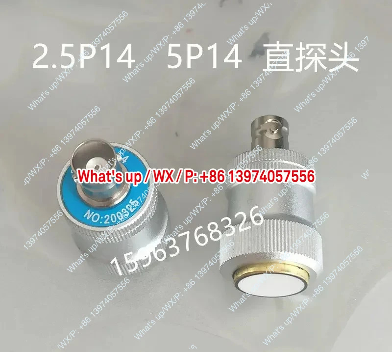 초음파 결함 탐지기 직선형 프로브 2.5P20 2.5P14 단조 주물 UT 탐지 변환기 소모품