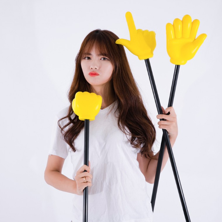 손가락봉 가위 바위 보 행사 게임 이벤트 파티 스펀지 지시손 - 상품 이미지