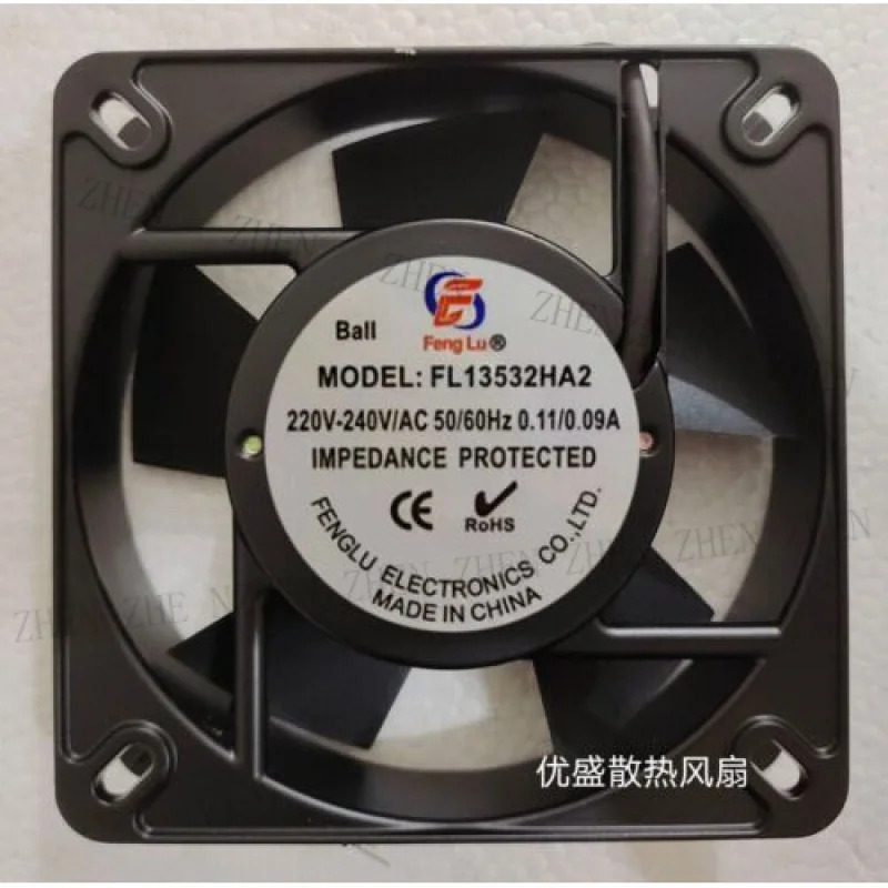 Y FENG LU 팬 FL13532HA2 AC220V 13532 13.5CM 2선 알루미늄프레임 팬용