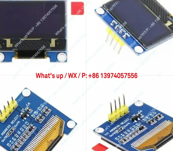 마이크로 OLED 디스플레이 모듈 아두이노0.96인치 12864 4핀 홀 I2C IIC 시리얼 SSD1306 컨트롤 모노크롬 128x64 096GW