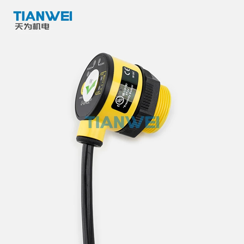 T30UXIB 새 BANNER 200mm 2m 4-20mA 10-30V DC 온도 보상 초음파 센서 현재