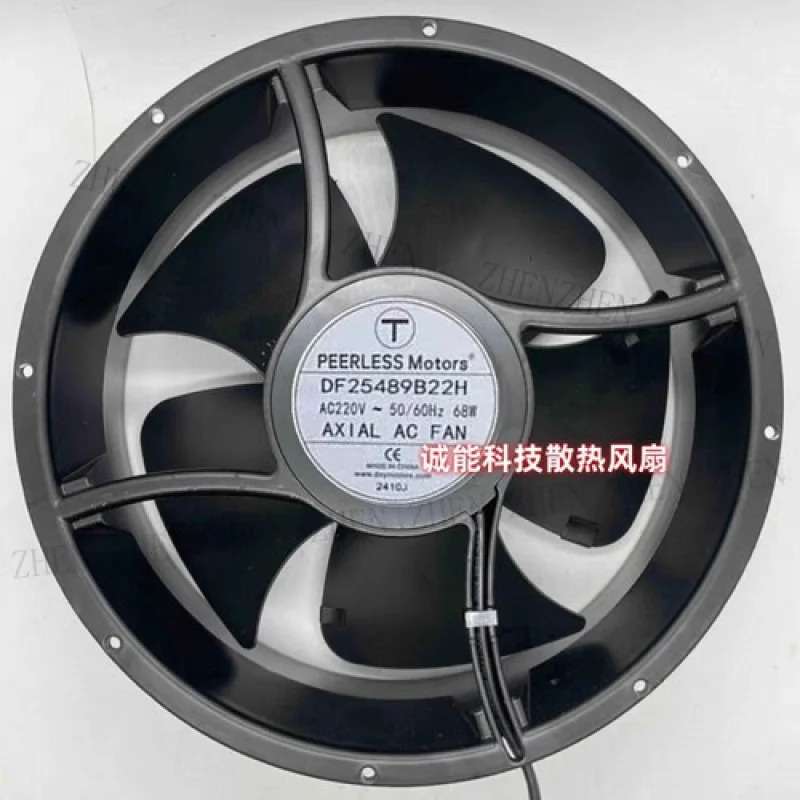 Y T PEERLESS 모터 팬 DF25489B22H AC220V 68W 25489 25.4cm 금속 팬용