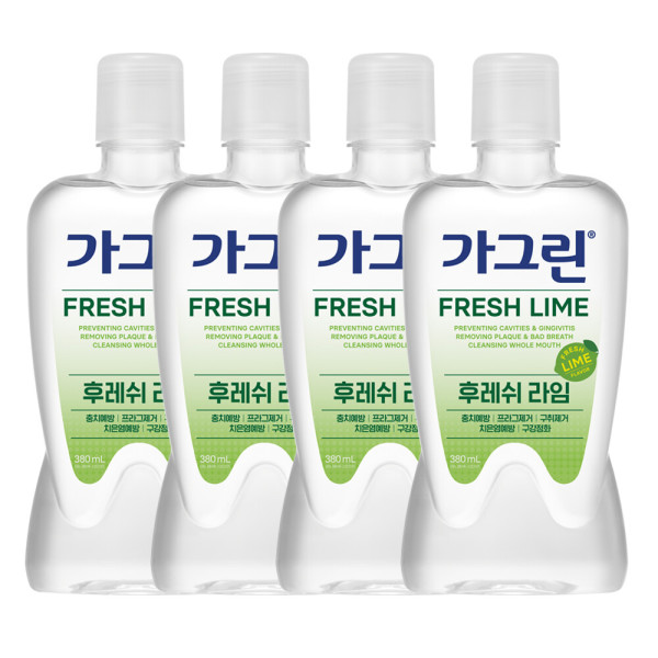 가그린 라임 380ml x 4개 - 상품 이미지
