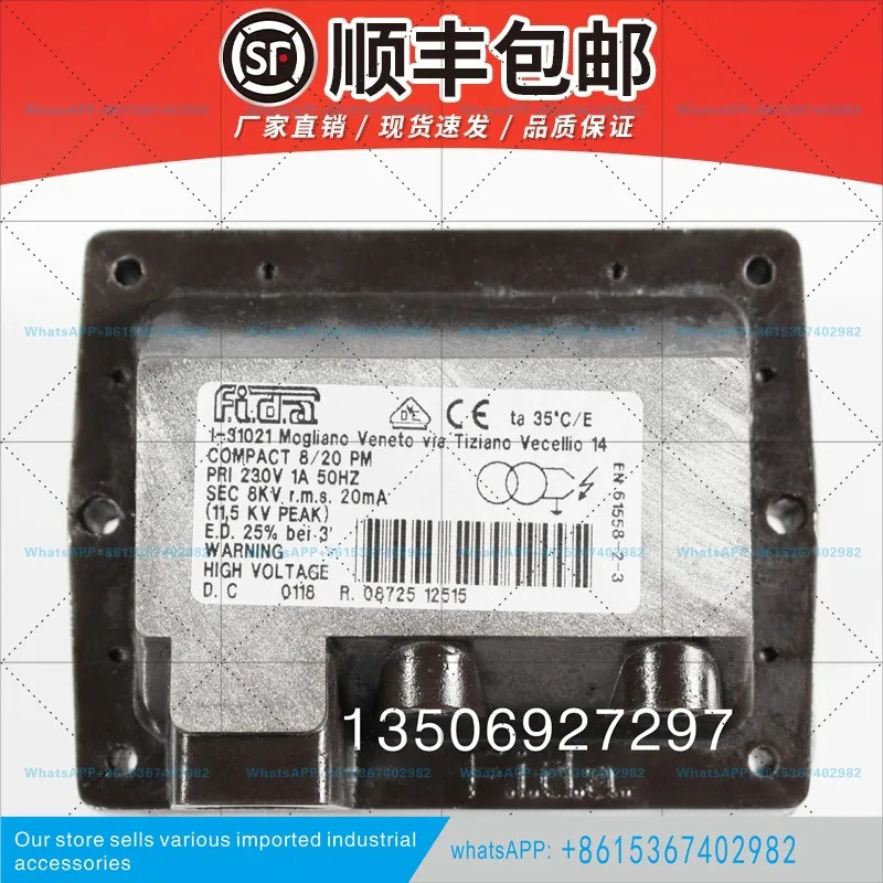단일 단계 8KV 점화 변압기 고전압 패키지 이단계 2 x 5KV MOD.26/48