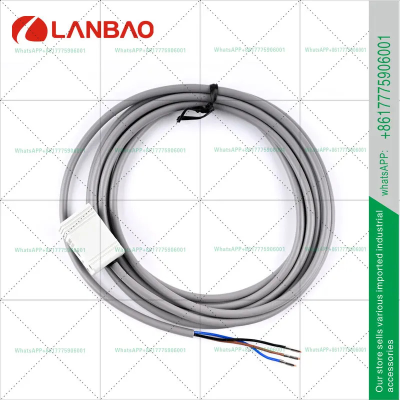 Lanbao LE17SF05DNO 유도 센서 3선 내장형 5mm 플라스틱 사각 스위치