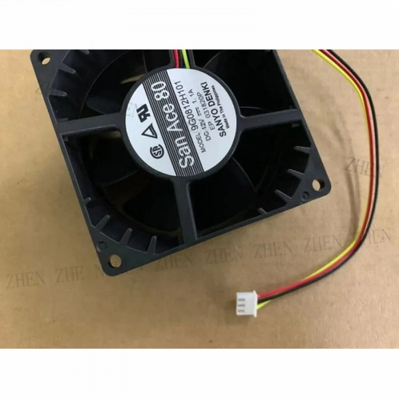 Y 9G0812H101 서버 냉각팬 DC12V 1.1A 8CM 3핀