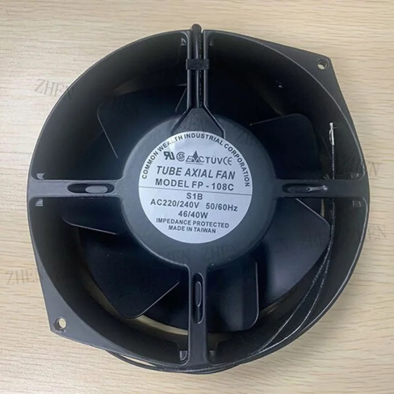 Y COMMONWEALTH FP-108C S1B금속 축 냉각팬 AC220/240V 46/40W