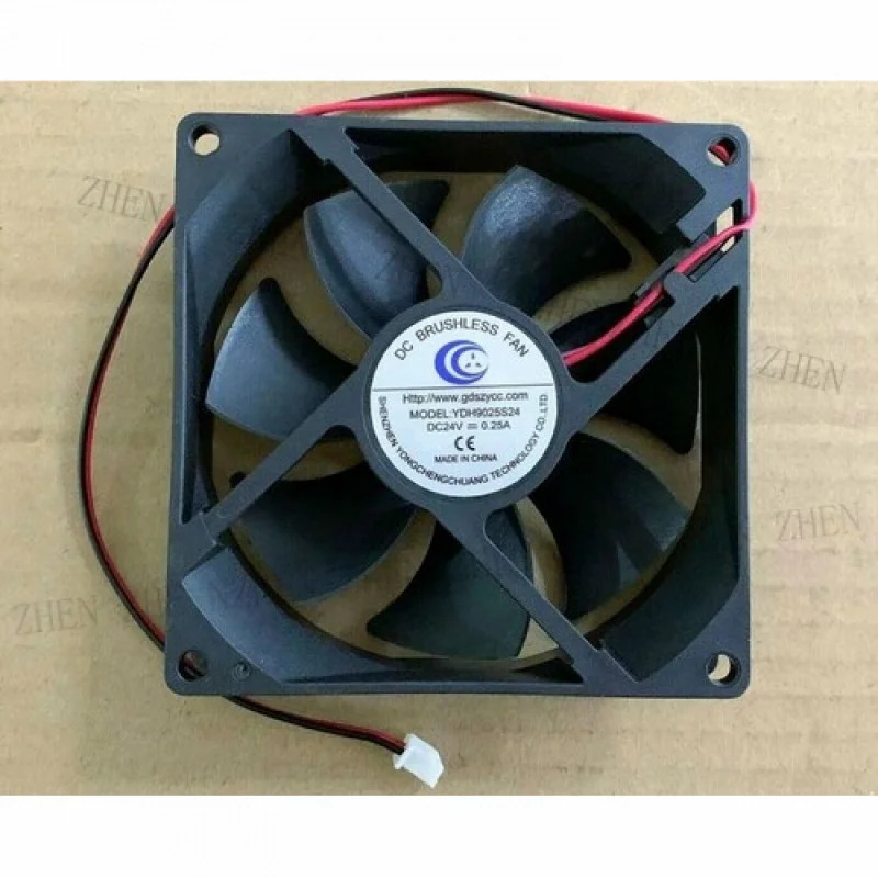 YCC YDH9025S24 냉각팬 DC24V 0.25A 9CM 9025 2선신