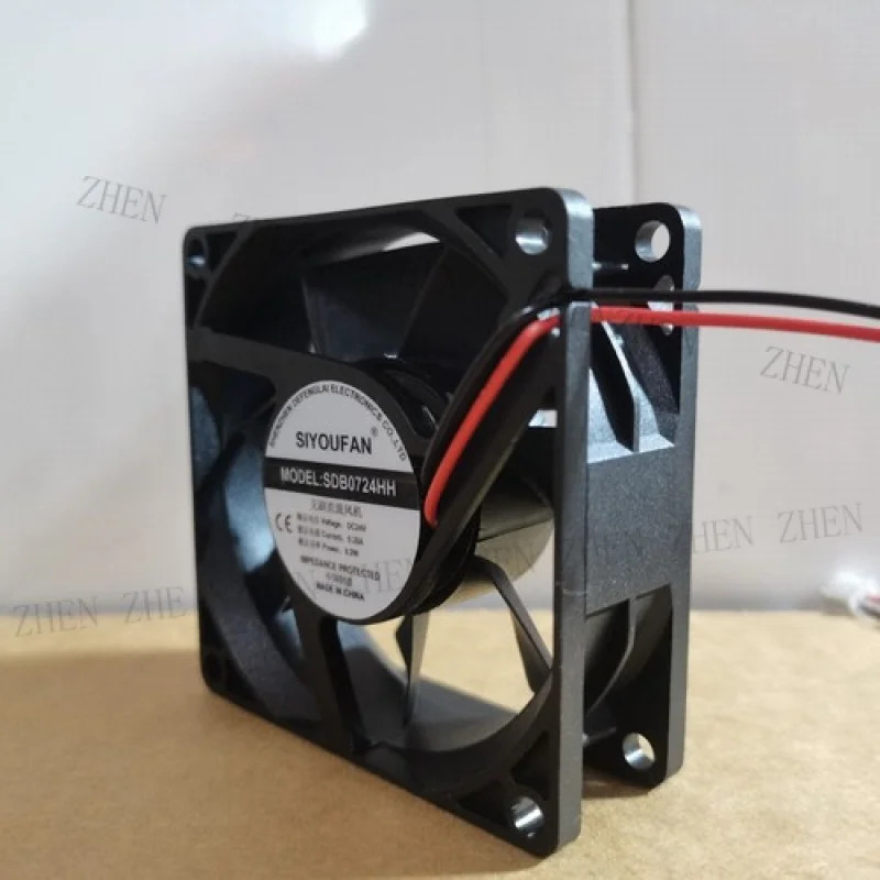 Y SIYOUFAN 팬 SDB0724HH DC24V 0.35A 70x70x25mm 2선식 냉각팬