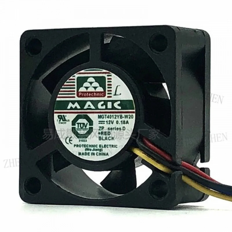 Y M4012YB-W20 12V 0.18A 4020 4CM 4선 냉각팬기능
