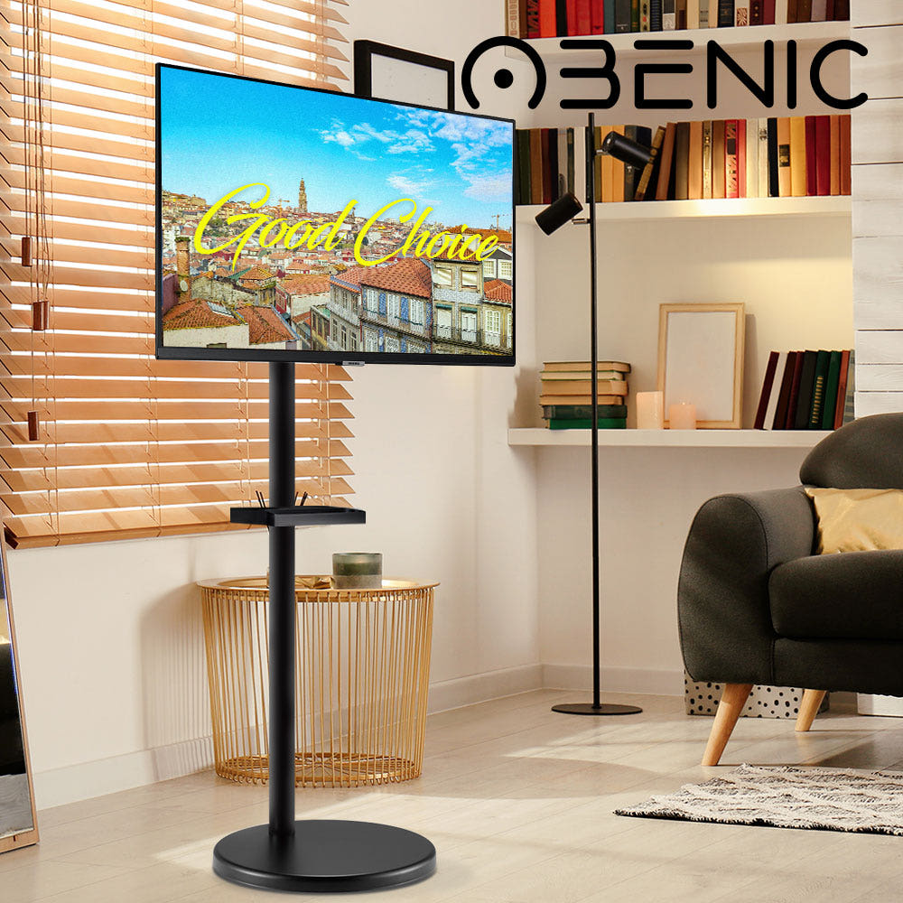 오베닉 3세대 삼탠바이미 이동식 티비 거치대 스탠바이미 LG 삼성 TV 이동형 스탠드(블랙) - 상세 이미지 2