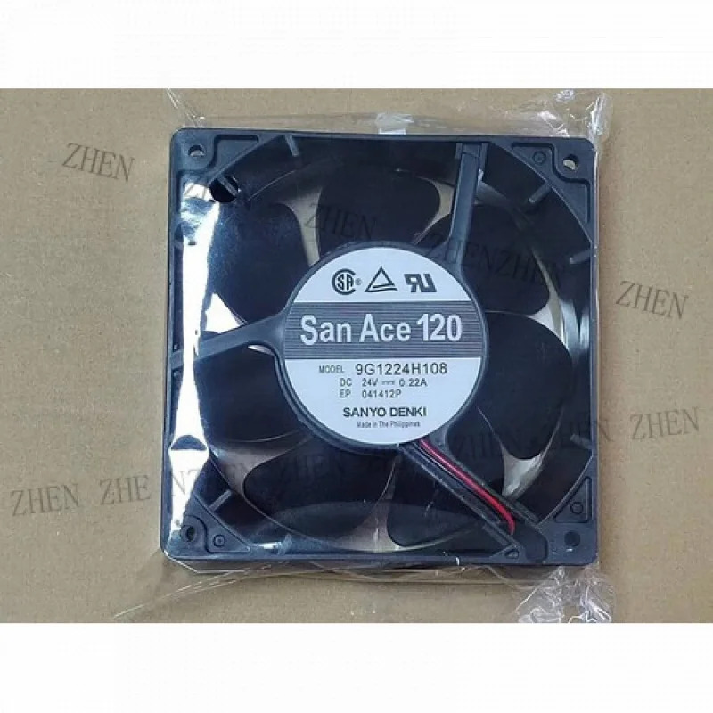 Y for San Ace 120 9G1224H108 24V 인버터 0.22A 12cm 냉각팬 2PIN