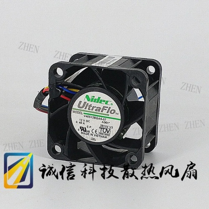 Y 4028 4CM 12V 0.40A V40S12BGA5-57 4선 PWM 냉각팬