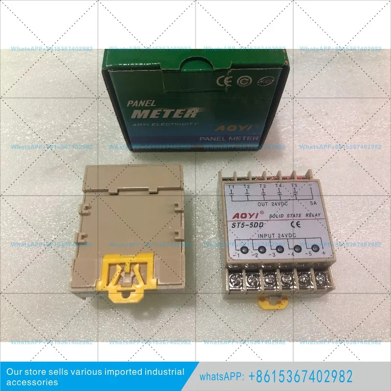 입력 DC24V 5A ST5 단상 DC 솔리드 스테이트 릴레이