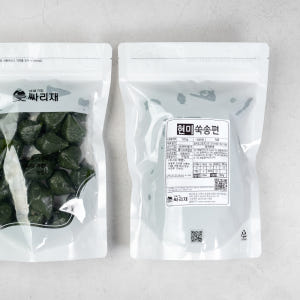 싸리재 참깨 가득 [ 현미 쑥송편 500g ] 국산 깨송편 쑥떡 추석 명... 맛있게 먹은 솔직 후기 - 상품 이미지 2