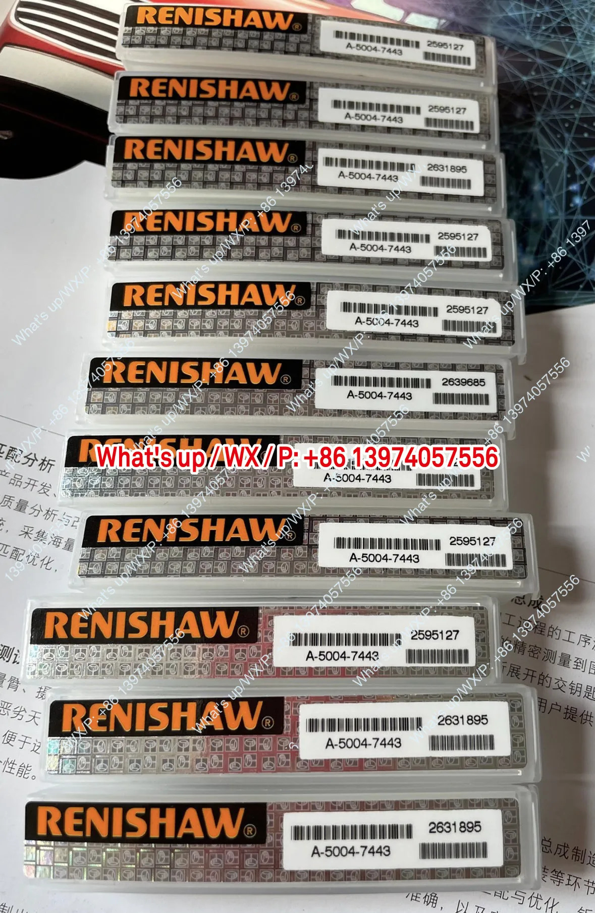 Renishaw 스타일러스 A-5004-7443적신규 입고