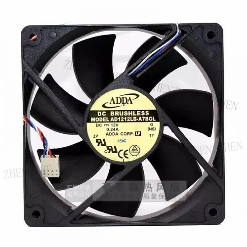 Y for AD1212LB-A7BGL DC12V 0.24A 4선 PMW 냉각팬