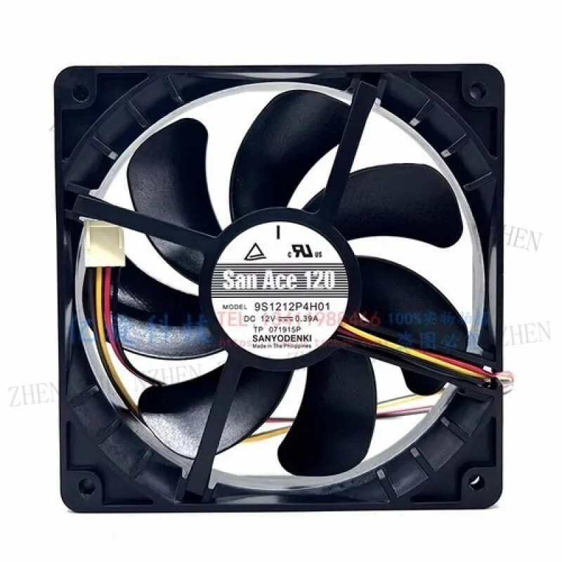 Y FOR 9S1212P4H01 DC12V 0.39A 4핀 냉각팬