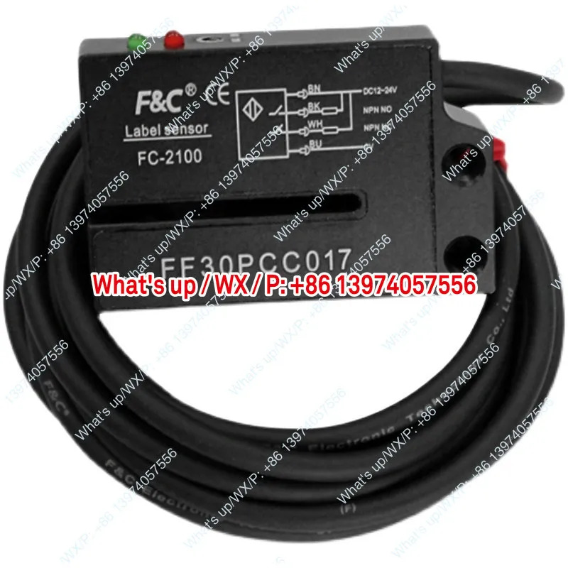 Jiazhun 라벨 센서 FC-2100-2200-2600-2107-2110-4100 슬롯 폭 감지기 2mm