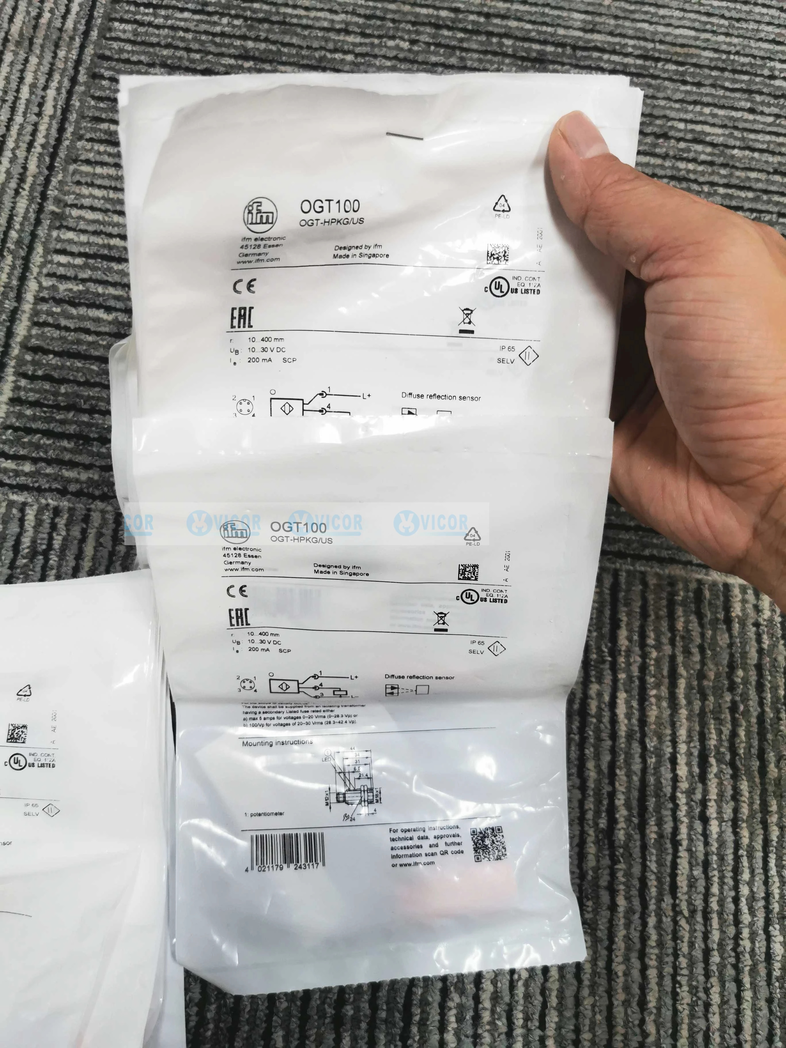 IFM 센서 O300 O100 O500