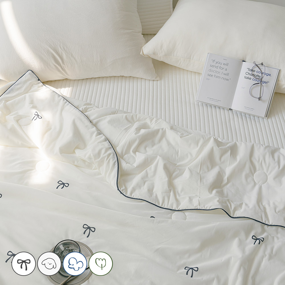 [네이버단독 신상특가] 바자르 냉감 시즈닝 소프트 양면 여름 차렵이불 SS