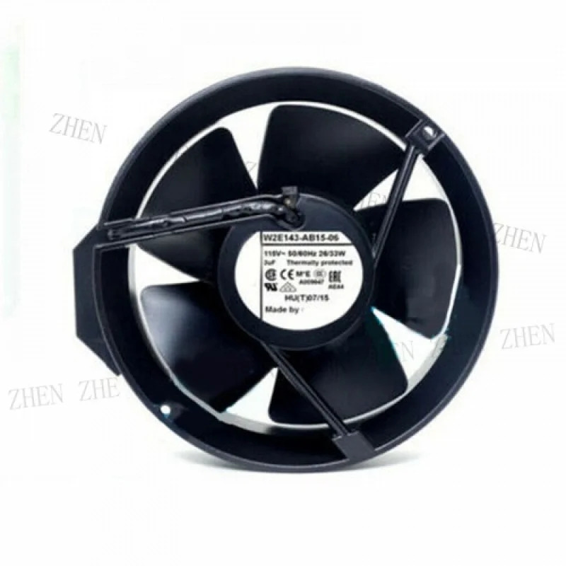 금속 냉각팬Y W2E143-AB15-06 115V 26/33W 172x51mm