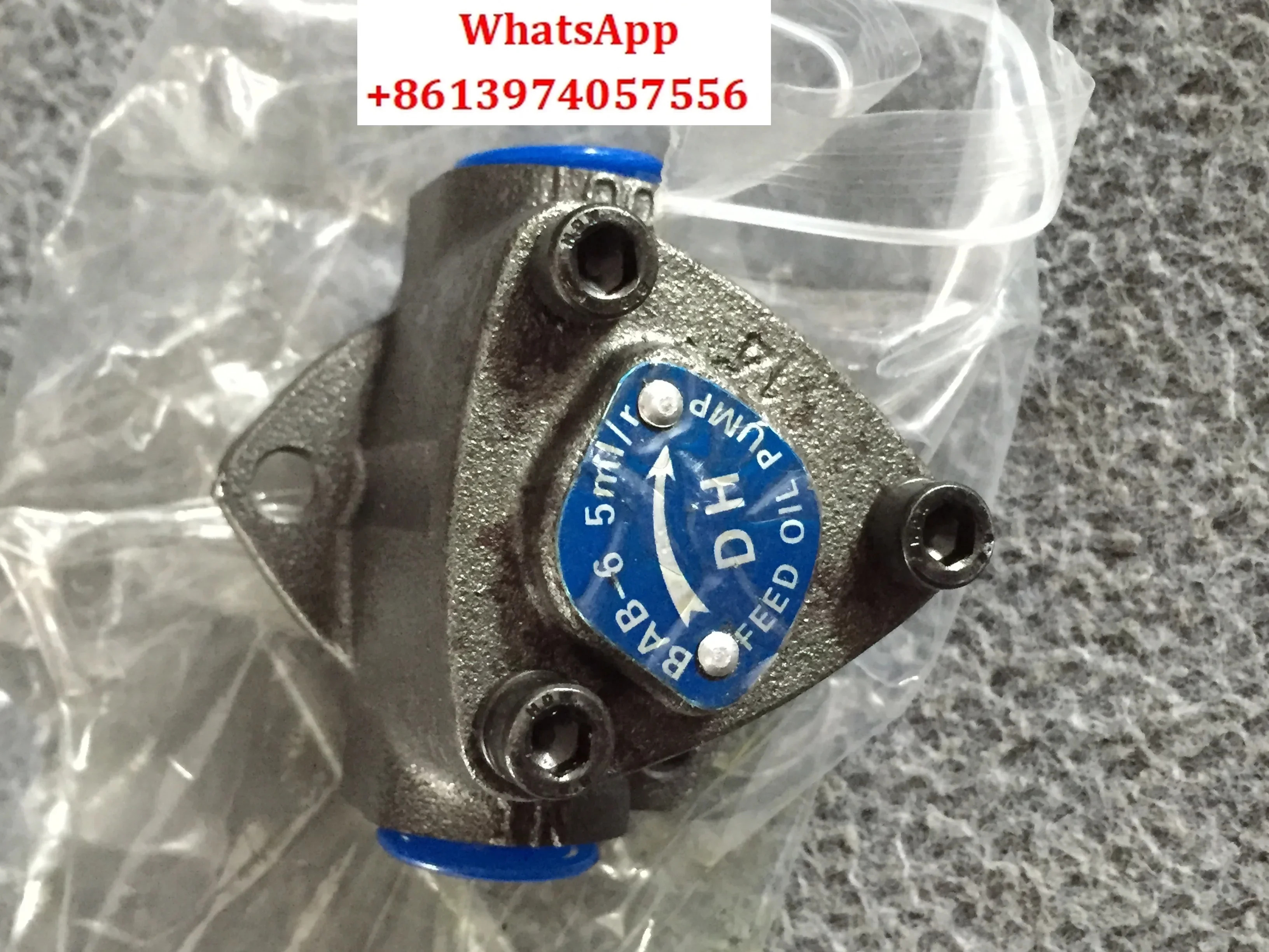 오일 펌프 FEED OIL BOB-3 2.5ML압력 조절기 BOB-6