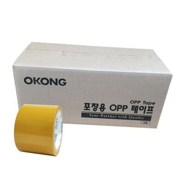 30개 박스 포장 테이프 투명 포장용 테이프 도매 미색 - 상품 이미지