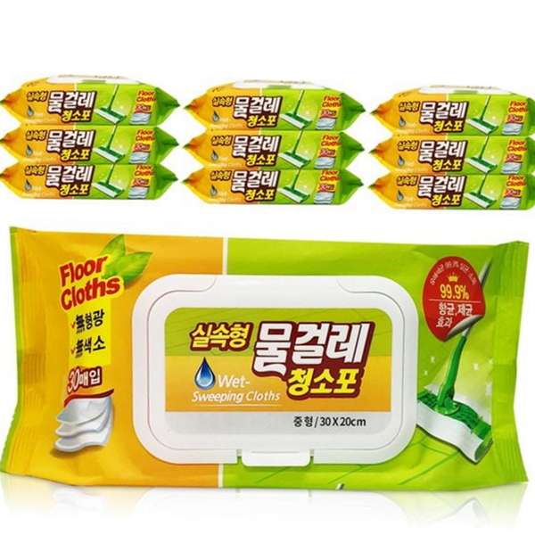 일회용 물걸레 청소포 청소용 물걸레 티슈 가정용 바닥 제거 소다 - 상품 이미지