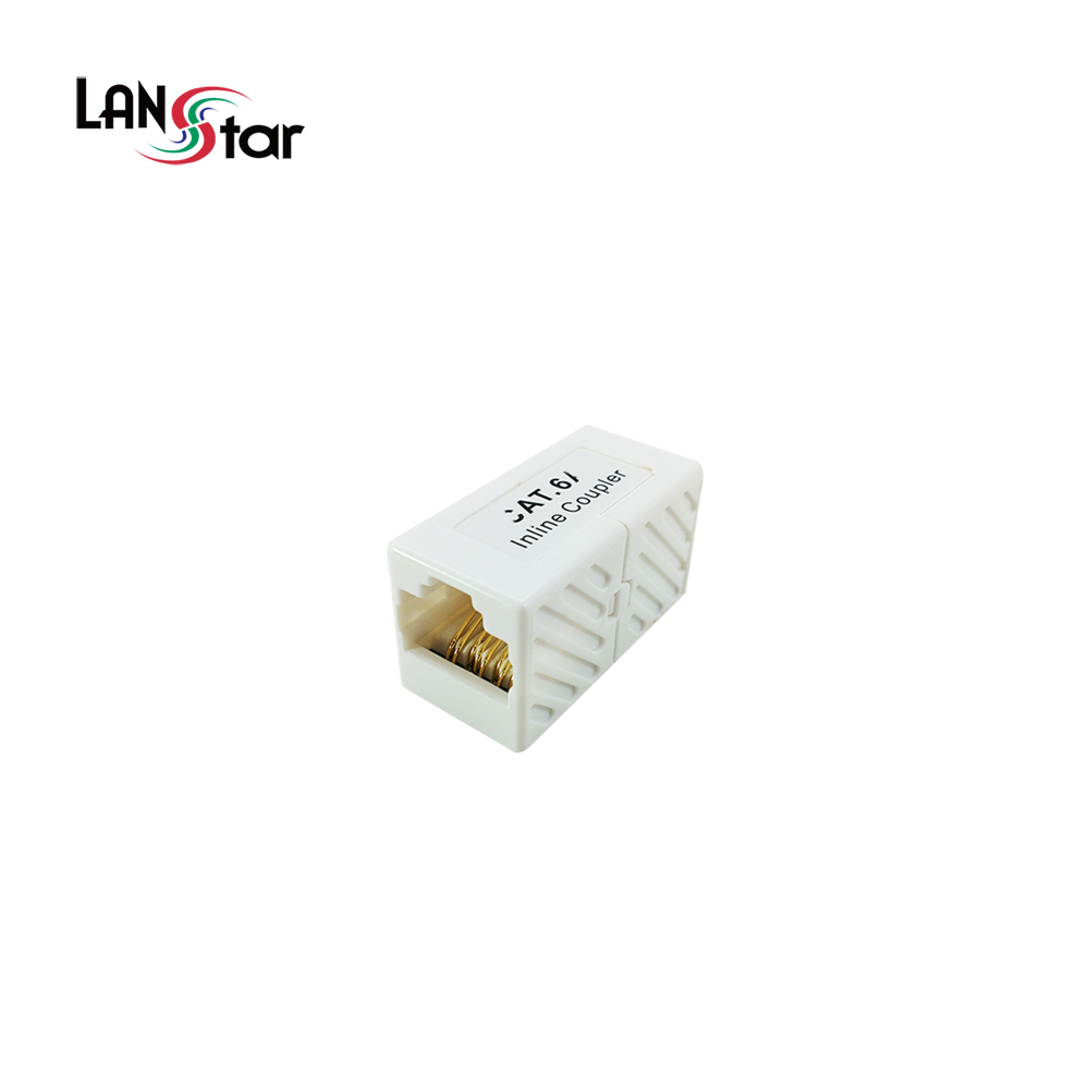 랜스타플러스 UTP CAT.6, Inline 커플러 I형 White LSP-6IC-UJW - 상품 이미지