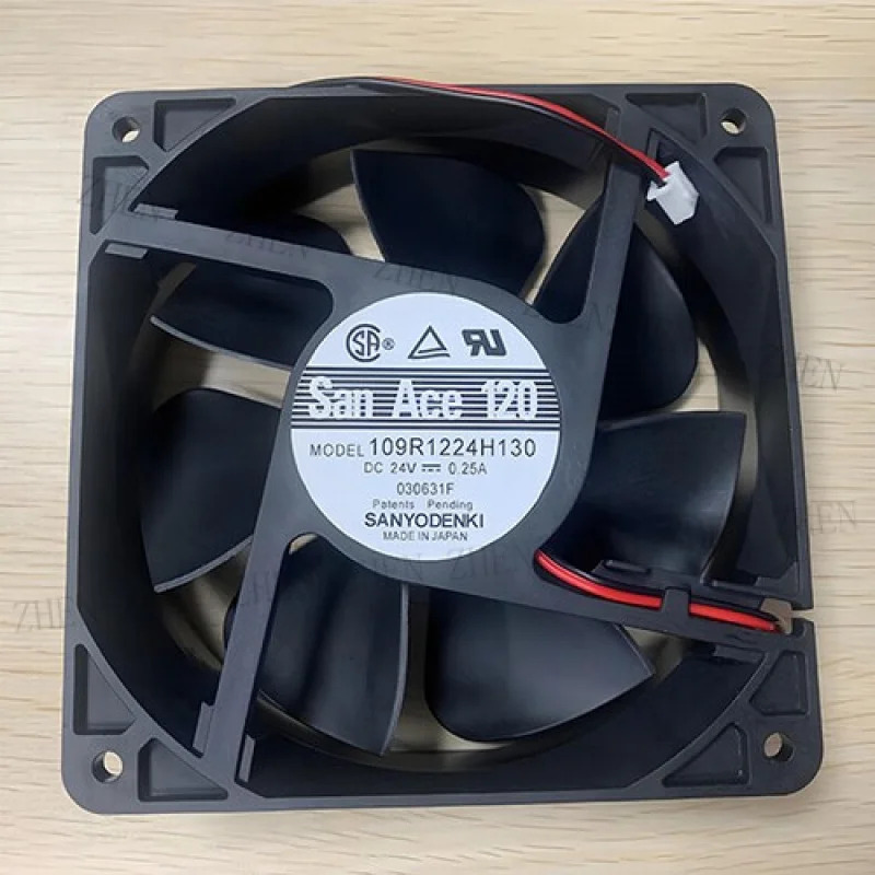 Y New109R1224H130 인버터 냉각팬 12038 DC24V 0.25A 12CM 2핀