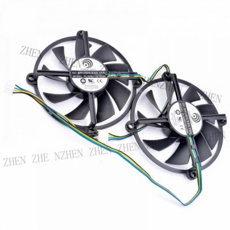 Y 2개/묶음 PLA08015B12HH 12V 0.35A 85mm S250 450 GPU 냉각팬